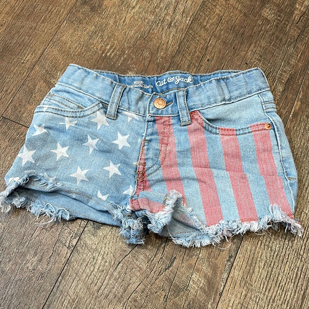 Toddler girl jean shorts